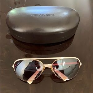 Michael Kors Sunglasses - White and Rose Gold